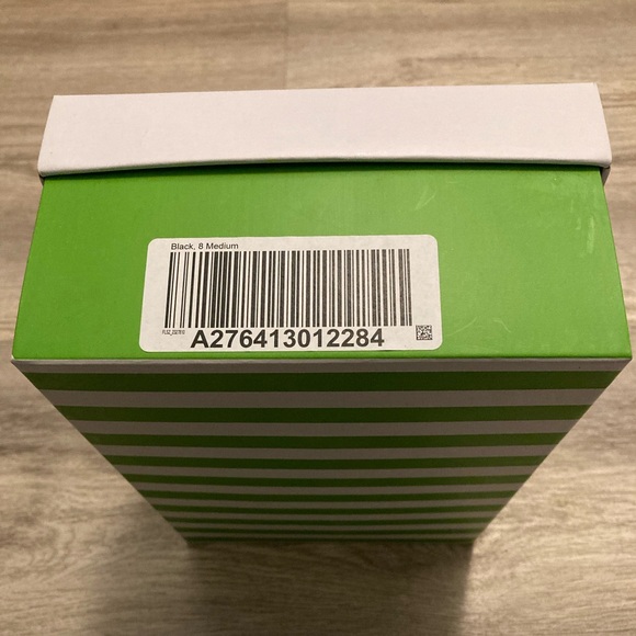 NWB C Wonder Gabrielle Black Slingback Heels Sandals Leather Suede Fringe Sz 8 - Picture 16 of 16